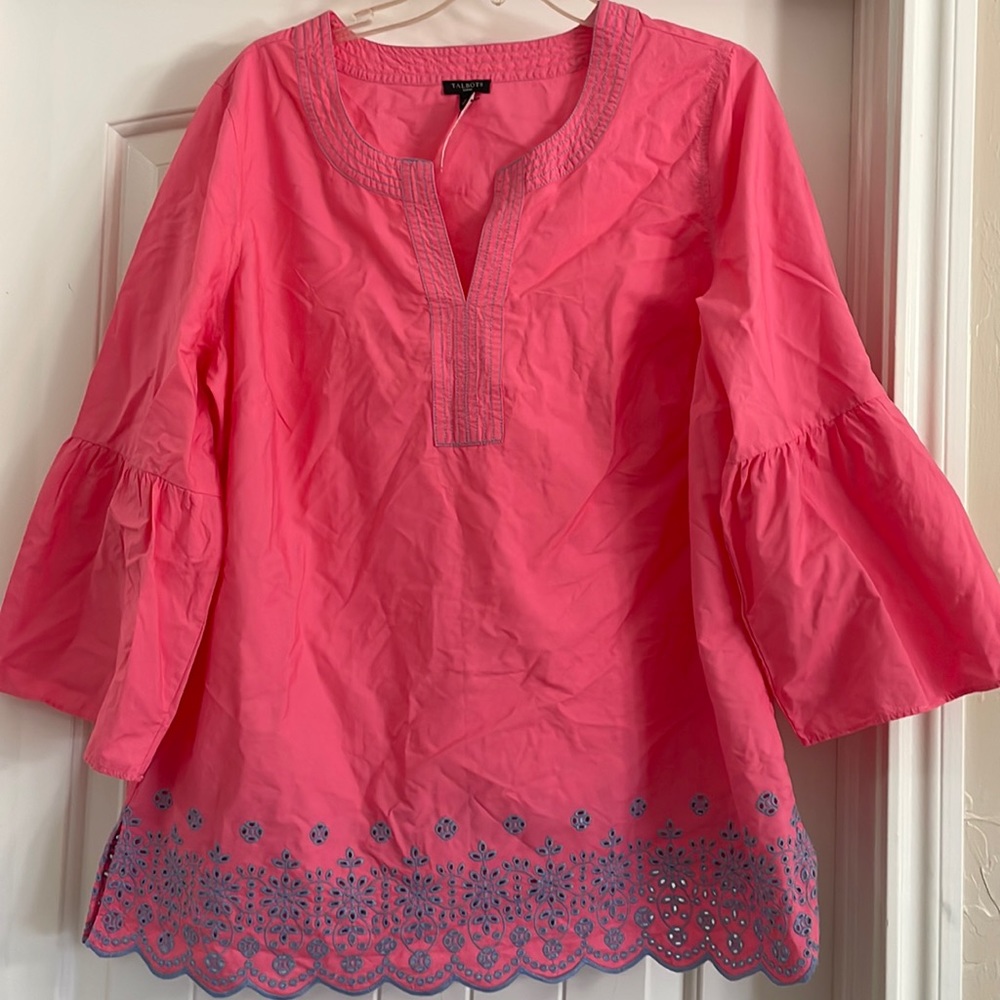 Talbots 3/4 Bell Sleeve Blouse